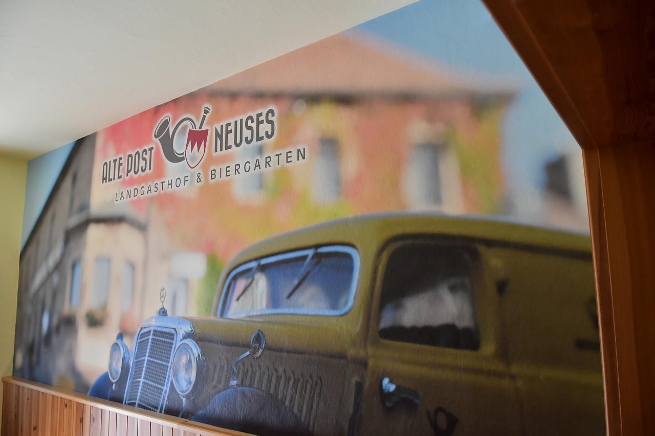 Hotel Alte Post Neuses Prichsenstadt Exteriér fotografie